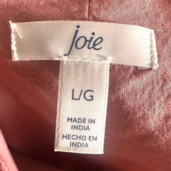 Joie Tea Rose Tiered Sleeveless Summer Maxi Linec Dress Size Large 📦 - Picture 8 of 14